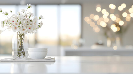 Ornate Chandelier Above a Stylishly Decorated Dining Room &ndash; Elegant Lighting and Interior Design
