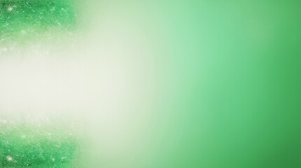 Glittering green background for Christmas cards and greetings, festive and elegant