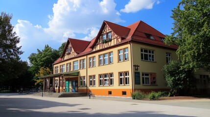 German school exterior