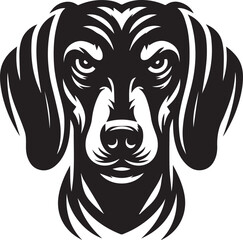 Dachshund dog cute vector