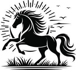 horse vector