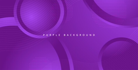 abstract purple color with circle shape geometric decoration background. eps10 vector