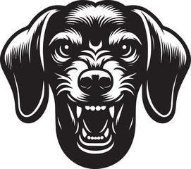 Dachshund dog cute vector