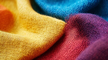 Cloth textile surface, space for text.