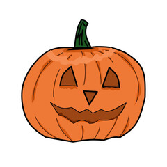 scary face shaped pumpkins for halloween