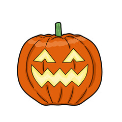 scary face shaped pumpkins for halloween