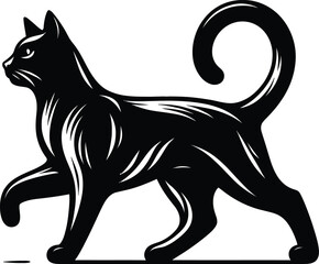 black cat silhouette