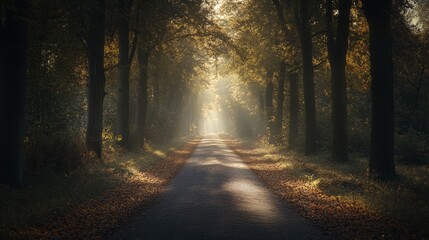 Fototapeta premium Road Burdaard NL