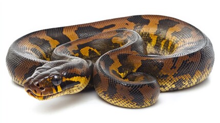 Obraz premium Anaconda white