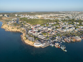 Obraz premium Didim coastline drone view in Turkey