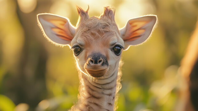 Fototapeta Mała żyrafa