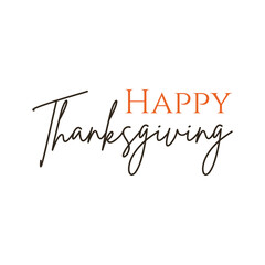 Happy ThanksGiving Day Text Design