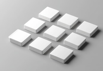 Blank Square Cards.