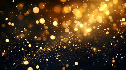 Sparkling lights create festive atmosphere with magical glow