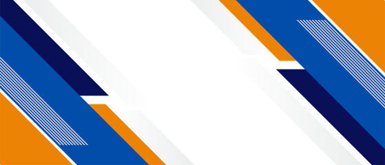 Dynamic abstract background featuring a geometric design with orange and blue diagonal lines. Ideal for modern presentations, digital graphics, and creative projects.