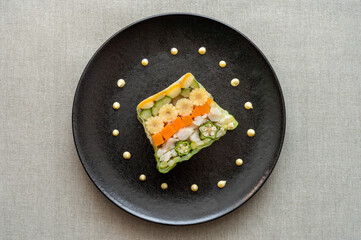 カラフルな夏野菜のテリーヌ