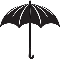 Obraz premium Vector illustration of opened umbrella 