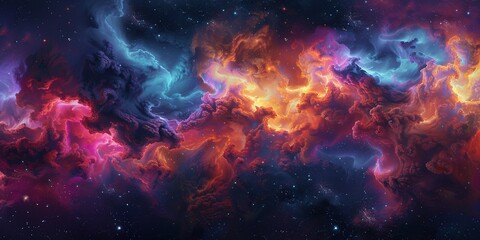 Fototapeta premium Background of galaxy and stars