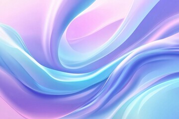 Naklejka premium Fluid shapes and soft colors create abstract background that evokes sense of calm and tranquility. harmonious blend of pastel hues enhances visual appeal