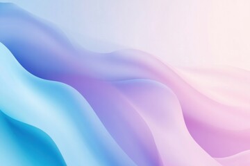 Obraz premium Soft blue and purple background with gentle flowing shapes creates calming and serene atmosphere, perfect for various design projects