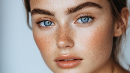 Natural beauty concept for spring design in digital media and beauty salons