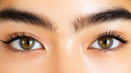 Close-up of young woman's eyes for beauty and skincare concepts