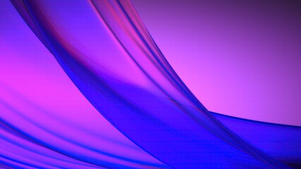 Wavy Thin Plate Twisted Purple Contemporary Modern Elegant Modern 3D Rendering Abstract Background