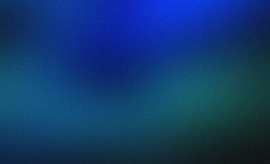 Blue dark abstract color gradient grainy backdrop design, vibrant colorful with smooth noise gradient, bright, shine, glowing, noise texture effect banner or poster