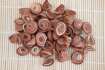 Kue Kuping Gajah, Indonesian traditional snack, with unique shape, sweet, and crunchy.