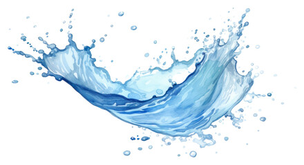 PNG Water refreshment splattered splashing.
