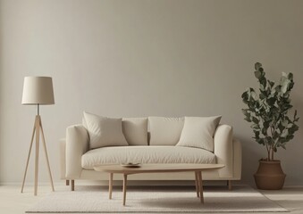 Minimalist Living Room.