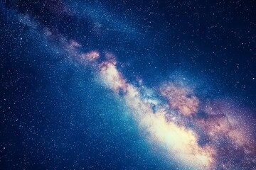 Fototapeta premium Milky Way galaxy in night sky