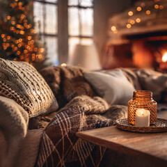 Cosy Christmas interior