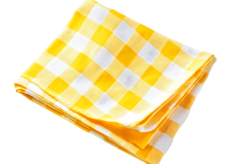 PNG Yellow and white scotch napkin white background tablecloth rectangle.