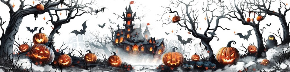 Fototapeta premium halloween background