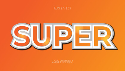 Fototapeta premium super text effect