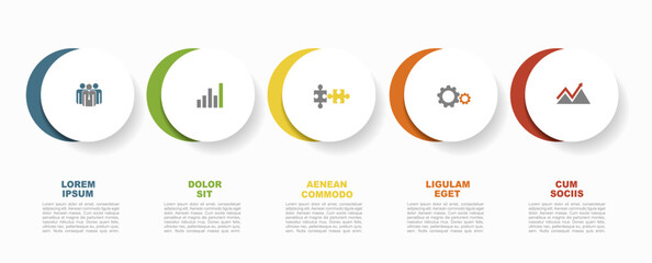 Infographic design template with place for your data. Vector illustration.