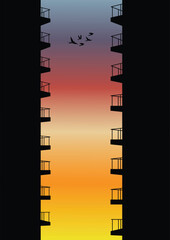 Obraz premium Satellite Image of Mother Earth illustration vector for room decration photo wall frame. 