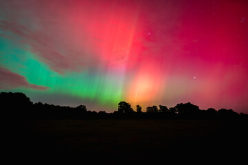 Polar Lights near Hamburg (Duvenstedter Brook) on October 10th, 2024