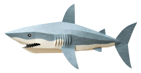 Obraz premium PNG Shark animal paper fish.