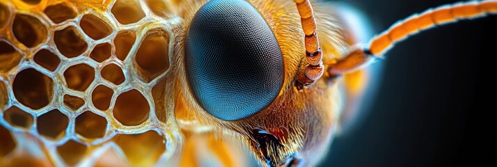 Insect Compound Eye Anatomy, an exploration of intricate structures and functions within the eyes of diverse insect species