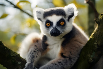 photo of a lemur made with leica, photo of a lemur