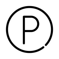 parking line icon