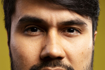 Obraz premium close up of a man's eyes