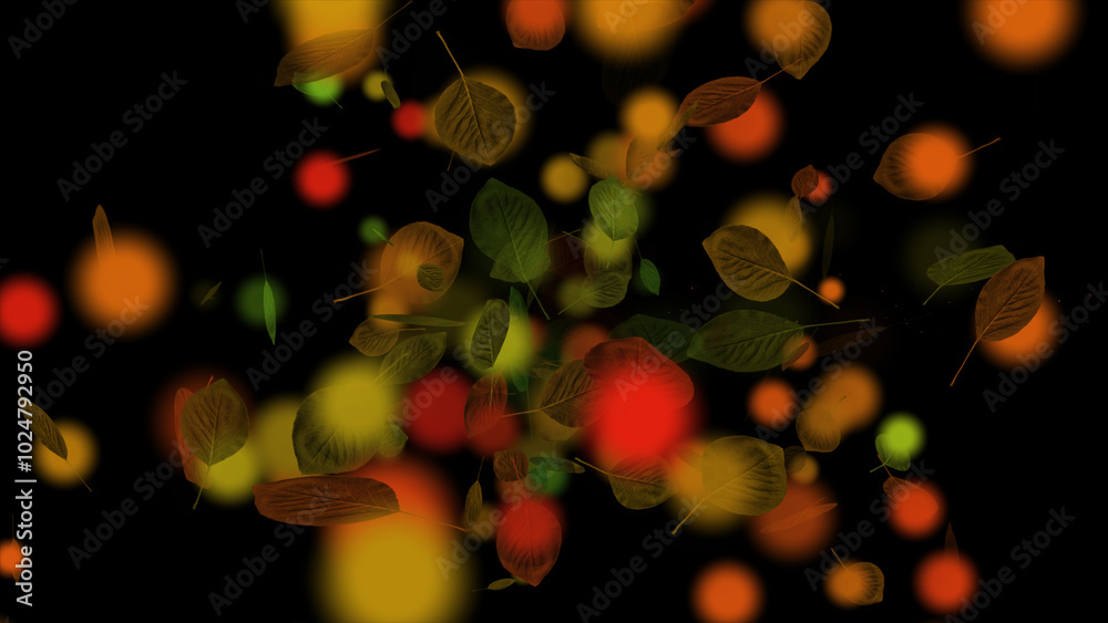 Poster abstract bokeh background design .light multicolor, rainbow vector background with abstract forms. s