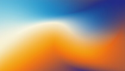 Naklejka premium Soft gradient abstract background in blue and orange hues