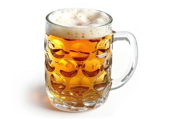 glass of beer isolated