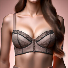 Elegant Balconette Brassiere for Enhanced Silhouette