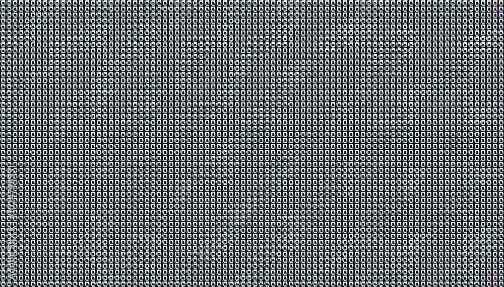 Poster abstract pattern of binary code in black and white