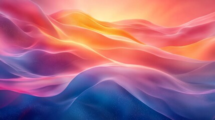 Obraz premium Colorful abstract background with flowing lines creating a sense of movement and dynamism, suitable for projects related to technology, art, and design